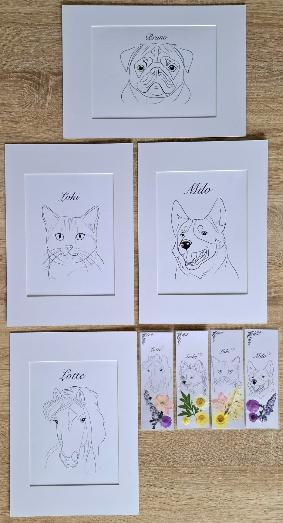 LineArt Tierportraits
